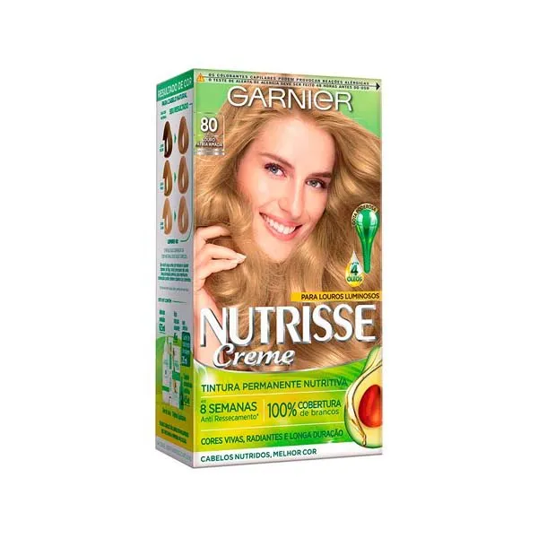 Tintura Nutrisse Kit 80 Louro Claro TINT NUTRISSE KIT 80