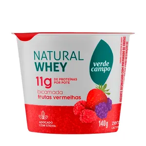 Iogurte Whey Frutas Vermelhas Verde Campo - 140g