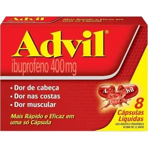Advil Ibuprofeno 400mg 8 Cápsulas Haleon