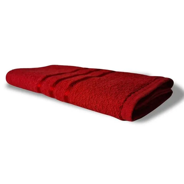Toalha de Rosto Viena 230g/m² 100% Algodão 45x70cm Vermelho