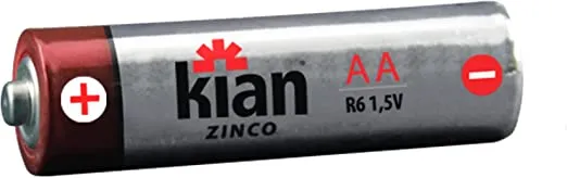Pilha Zinco Aa Blister Com 4 Pilhas - Kian
