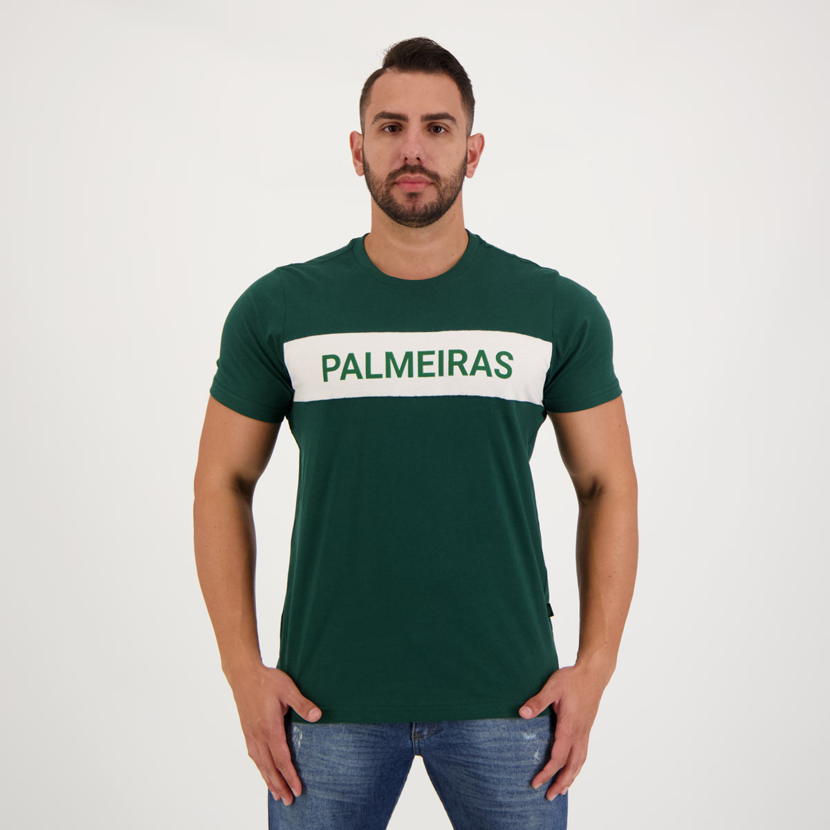 Camisa Palmeiras Classic Verde e Branca