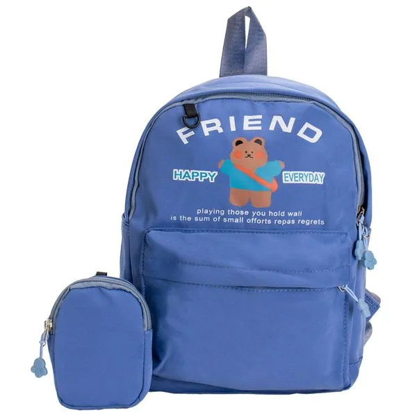 Mochila Infantil Arara Dourada - RY66193 AZUL