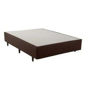 Base Box Casal Herval Mississipi 28x138x188cm Marrom