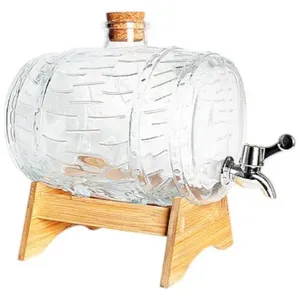 Barril Para Cachaça Hauskraft Com Suporte 1 Litro