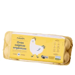 Ovos Raiar Vermelho Caipira Orgânico - 10 un