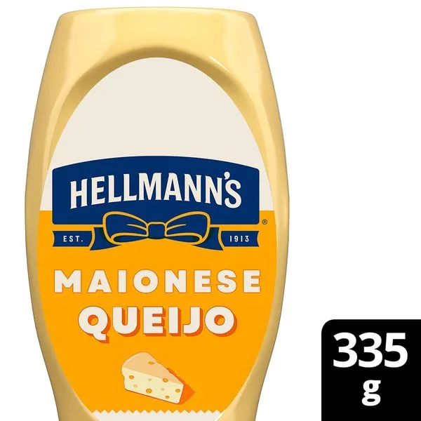 Maionese Hellmans Queijo Sinistro Squeeze 335g Maionese Queijo Hellmann's Squeeze 335g