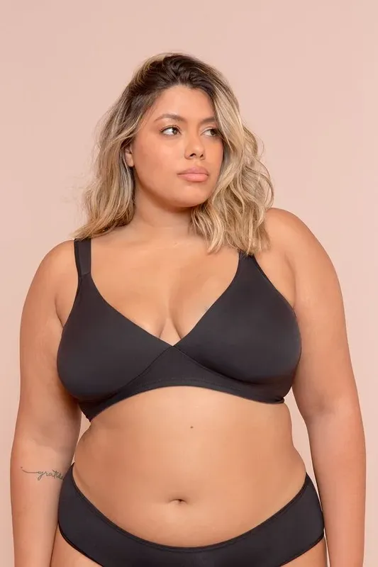 Sutiã Comfy Plus Size Preto-52