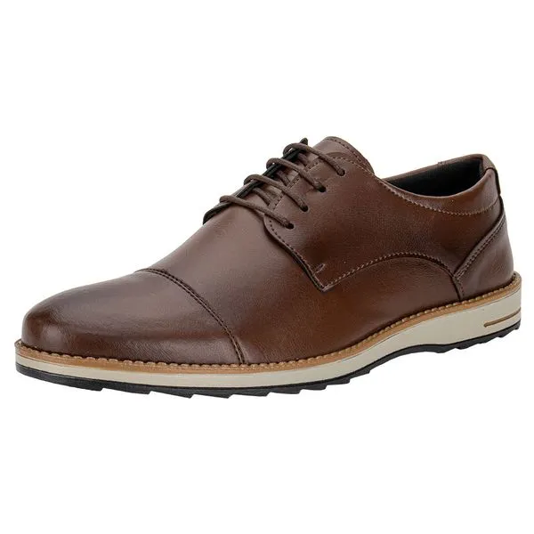 Sapato Masculino Mais Leve 501 CARAMELO 41