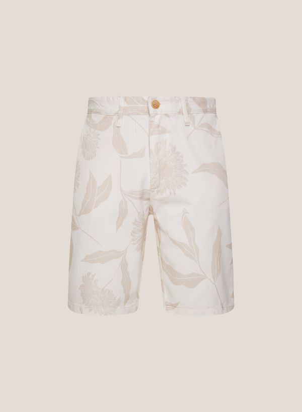 Bermuda Slim Fit Chino Estampada Dudalina Masculina 44