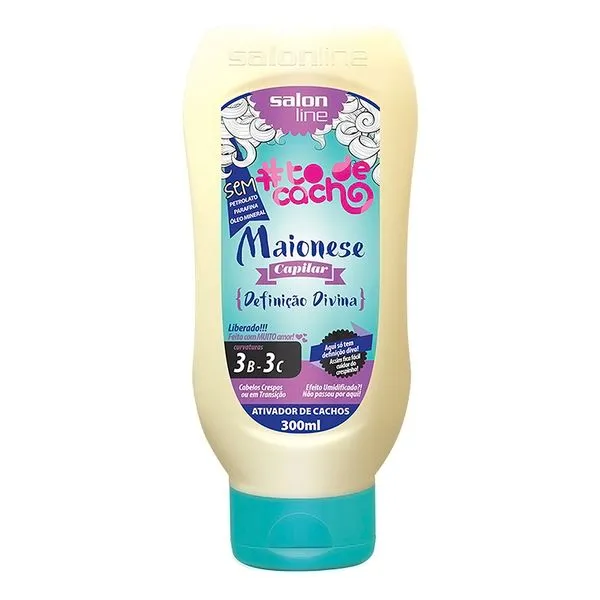 Maionese Capilar Salon Line To de Cacho Definição Divina 300ml
