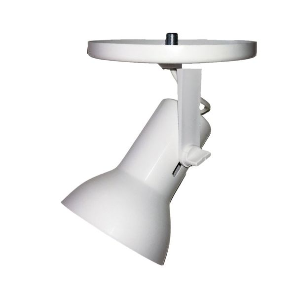 Spot de Sobrepor Cone em Polibutileno para 1 Lâmpada E27 Art Line Spot de Sobrepor Cone em Polibutileno Branco para 1 Lâmpada E27