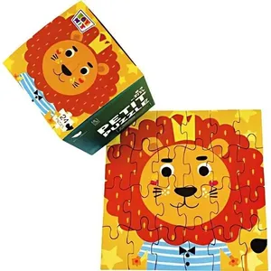 Quebra-Cabeça Cartonado Petit Leão 24 Peças 14x14cm Estimula Raciocínio Lógico Toy Mix Quebra-Cabeça Cartonado Petit Leão 24 Peças 14x14cm Toy Mix