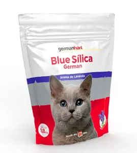 Areia Blue Sílica para Gatos GermanHart Lavanda - 3364