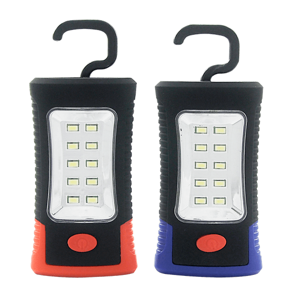 Lanterna 10 Leds com Gancho e Imã Multifunção ALL51128 Alfacell Sortida
