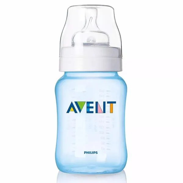 Mamadeira Classic 260ml +1m Azul Philips Avent