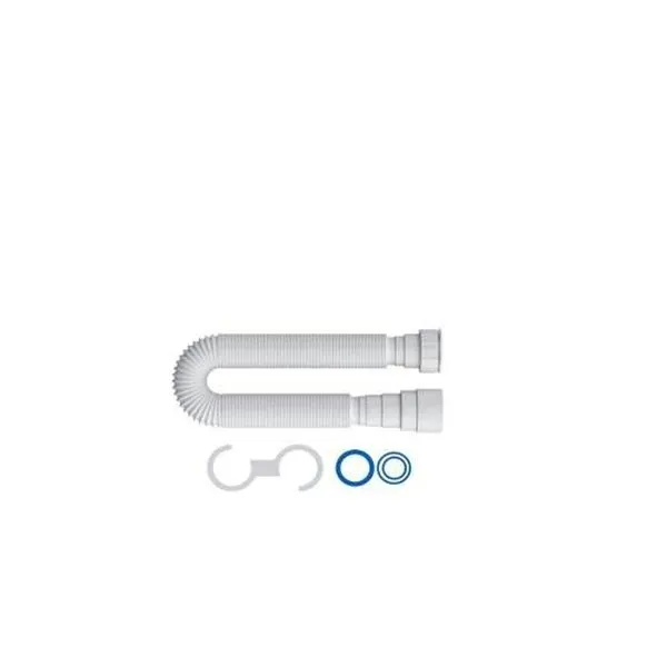 Sifão Universal Tubo Extensivo Longo 1,35m para Ligação de Água ao Esgoto Branco Pádova Sifão Universal 1,35m para Ligação de Água ao Esgoto Branco Pádova
