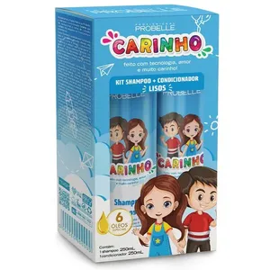 Kit Probelle Carinho Lisos Shampoo 250ml + Condicionador 250ml