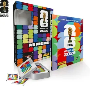 Álbum De Figurinhas - Fifa - Copa Do Mundo 2026 - Box Premium - Lata Pocket - 30 Figurinhas - Panini