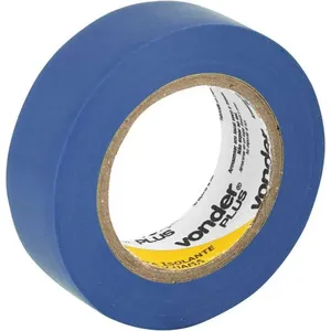 Fita isolante 19 mm x 10 m azul com 10 peças - VONDER