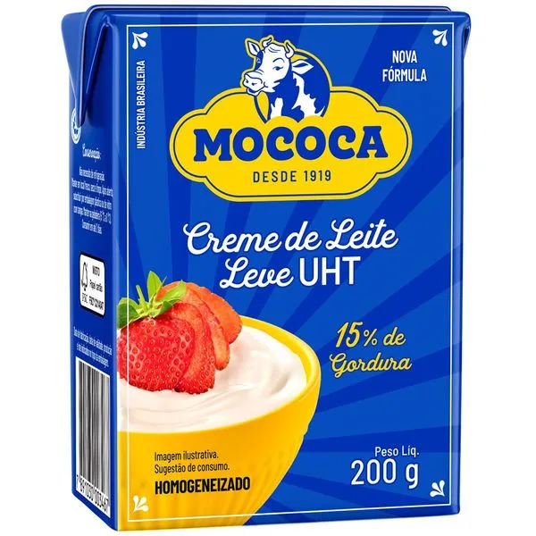 Creme de Leite Leve UHT Mococa 200g