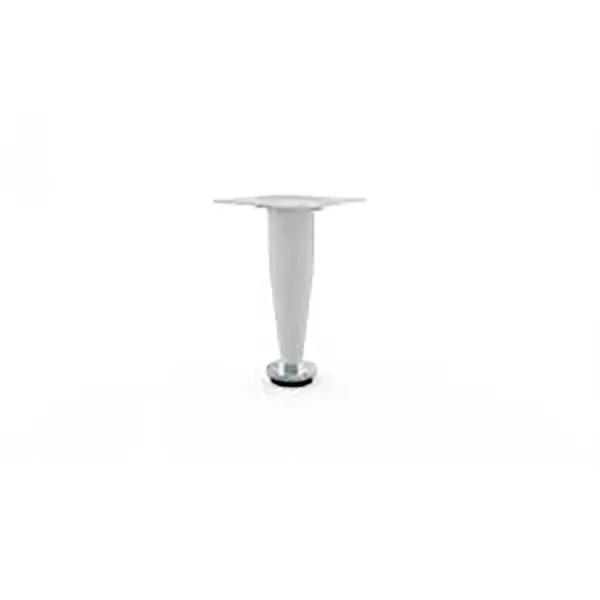 Kit Pé de Gabinete Cônico Indart Metal Branco Quadrado 100mm - 1 Unidade 2170101