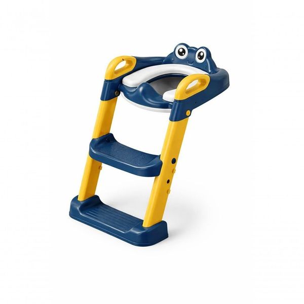 Assento Redutor Infantil para Vaso Sanitário com Escada para Desfralde Azul Top Rio Comercial Assento Redutor Infantil para Vaso Sanitário com Escada Azul Top Rio Comercial