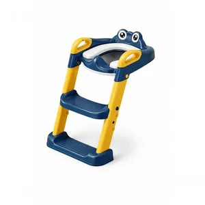 Assento Redutor Infantil para Vaso Sanitário com Escada para Desfralde Azul Top Rio Comercial Assento Redutor Infantil para Vaso Sanitário com Escada Azul Top Rio Comercial