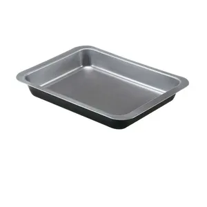 Assadeira retangular 32 x 24 multiuso de aço - Italiana