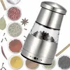 Mini Moedor Manual Pimenta Ou Sal Em Aço Inox
