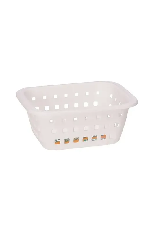 Cesto Organizador Ordene em Plástico Branco 1,4L