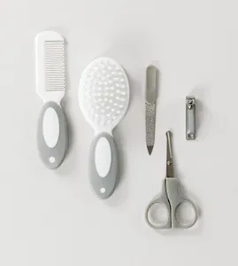 Kit Cuidados Bebê Cabelos e Unhas Twibex Cinza