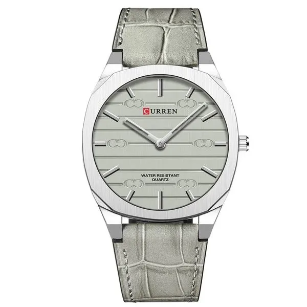 Relógio Masculino Curren 8480 Analógico em Aço Inoxidável à Prova D'água Cinza com Fecho Fivela Relógio Masculino Curren 8480 Analógico em Aço Inoxidável à Prova D'água Cinza