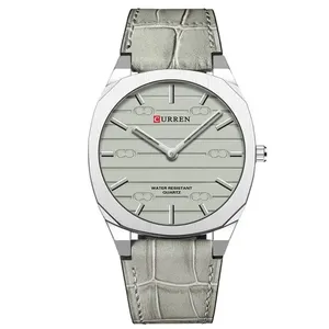 Relógio Masculino Curren 8480 Analógico em Aço Inoxidável à Prova D'água Cinza com Fecho Fivela Relógio Masculino Curren 8480 Analógico em Aço Inoxidável à Prova D'água Cinza