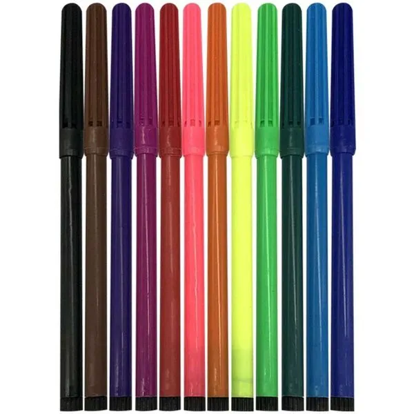 CANETA HIDROGRAFICA HIDROCOR KIDS 12 CORES
