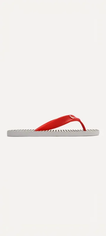 Chinelo Rsv Duo Color Branco/Vermelho - 45/46