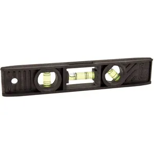Nível torpedo plástico com base magnética 200 mm 42291 - STANLEY