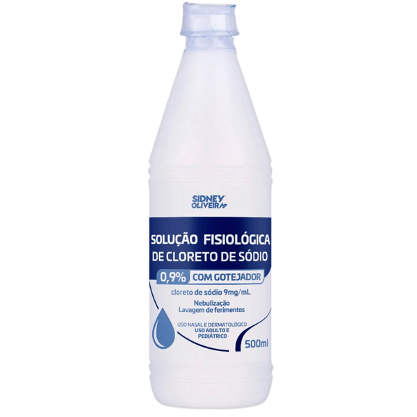 Soro Fisiológico 500ml Com Gotejador Sidney Oliveira