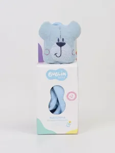 Naninha Atoalhada Com Pelúcia Infantil Para Bebê - AZUL