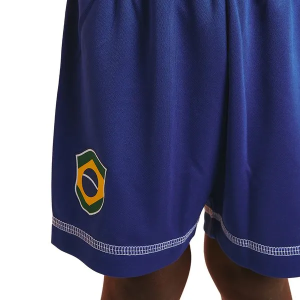 Bermuda - Brasil - Tamanho P - Infantil - Azul - Braziline