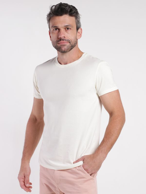 Camiseta Básica Masculina OFF WHITE P