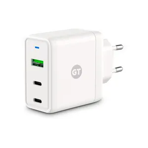 Carregador de Parede Goldentec GaN Fast Charge 2 USB-C 65W + 2 USB 3.0 30W