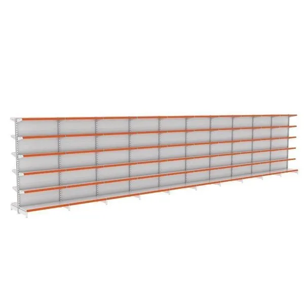 Kit 10 Módulos De Gôndolas Centro 2,02 Fit40 Amapá Expositor Branco