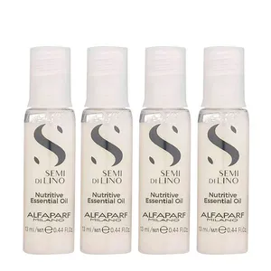 Kit de Ampola Alfaparf Milano Professional Semi Di Lino Nutritive Essencial Oil 4 X 13ml Kit