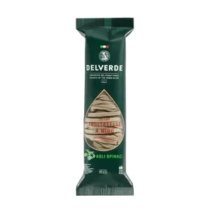 Massa Italiana Grano Duro Delverde Tagliatelle A Nido C/Espinafre 200g