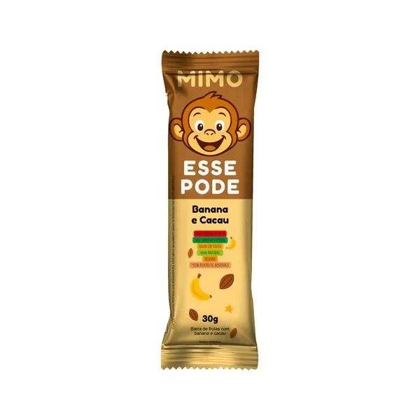 Barra Mimo Esse Pode Banana E Cacau 30gr