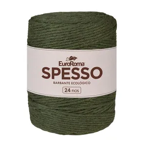 Barbante Spesso Euroroma 4/24 254m Verde Militar 1Kg