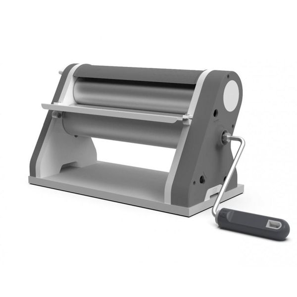 Cilindro De Massas Manual Anodilar Cromado Cinza Estilo 28cm