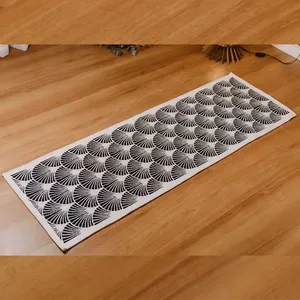 Trilho Passadeira Búzios Pt1 Preto 140x47cm TRBUZ047140PT1 - Bordartes