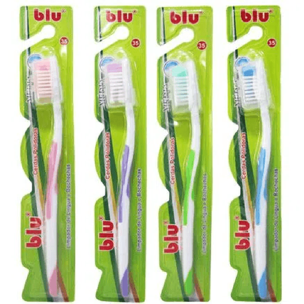 Escova Dental Com Limpador de Língua 35 Média Clean B 1 Unidade
